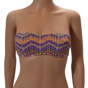 NEW LA PERLA women's sequin underwire bandeau in multicolor